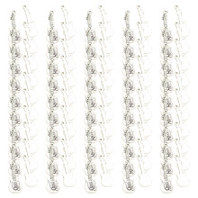 Pendentifs de guitare, 100 pièces, pièce de-Argent antique