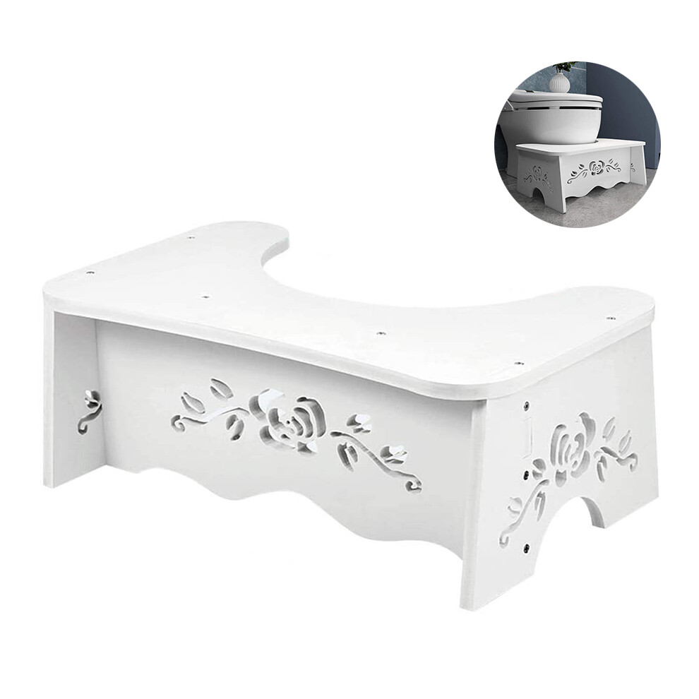 Toilet Stool for Improved Defecation, Mother's Gift Universal Height Poop Stool with Anti-Slip Surface for Bathroom (47 Cm X 27.5 Cm X 17.5 Cm)