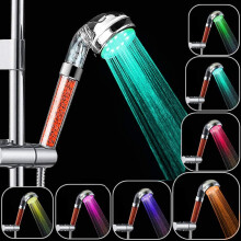 Eco-Friendly High Pressure Shower Head, Innovative LED Light Show, Pearl Mineral Filter for Water Purification & pH Correction