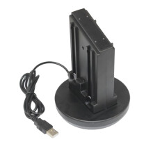 Ladestation für Nintendo Switch-Controller, platzsparendes Design, Controller-Ladegerät mit LED-Anzeigen, USB Typ-C Schnellladefunktion,