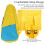 23-Inch Yellow Ukulele Case with Thick Padding, Adjustable Strap 4