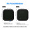 450x450mm Rounded Black Glass RV Fixed Window for Camper Caravan 2