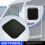450x450mm Rounded Black Glass RV Fixed Window for Camper Caravan 6