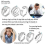 Open Adjustable Gift Handmade Stacking Ring Knuckle Thumb Rings for Women Men Gift6pcs 1