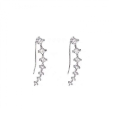 Ohrringe für Damen, 925er Sterlingsilber, hypoallergen, mit Zirkonia – ideales Geburtstagsgeschenk