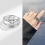 Open Adjustable Gift Handmade Stacking Ring Knuckle Thumb Rings for Women Men Gift6pcs 3