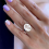 Χειροποίητα δαχτυλίδια με λουλούδια, επιχρυσωμένα δαχτυλίδια 18 καρατίων για γυνα 2