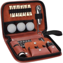 Regalos de golf para hombres y mujeres, juego de accesorios de golf con estuche de alta gama, pelotas de golf, telémetro, tees de golf,
