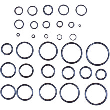 Hållbart O-ringskit, hög temperaturbeständighet, antistatisk, slitstark, kompakt storlek, organisation för professionell VVS, gummi-O-ring