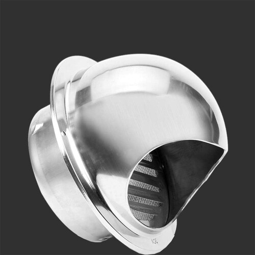 Grille d'aération ronde pour conduit d'évacuation, solution idéale pour vos besoins de ventilation 1