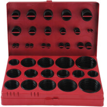 Kit de tamaños versátiles, kit surtido de juntas tóricas de caucho de nitrilo de grado industrial, resistente al aceite y a los rayos UV para