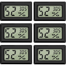 Mini-hygrometer til indendørs brug med hurtig respons, digital temperatur- og fugtighedsmåler, der tilbyder bred anvendelse til overvågning af dit
