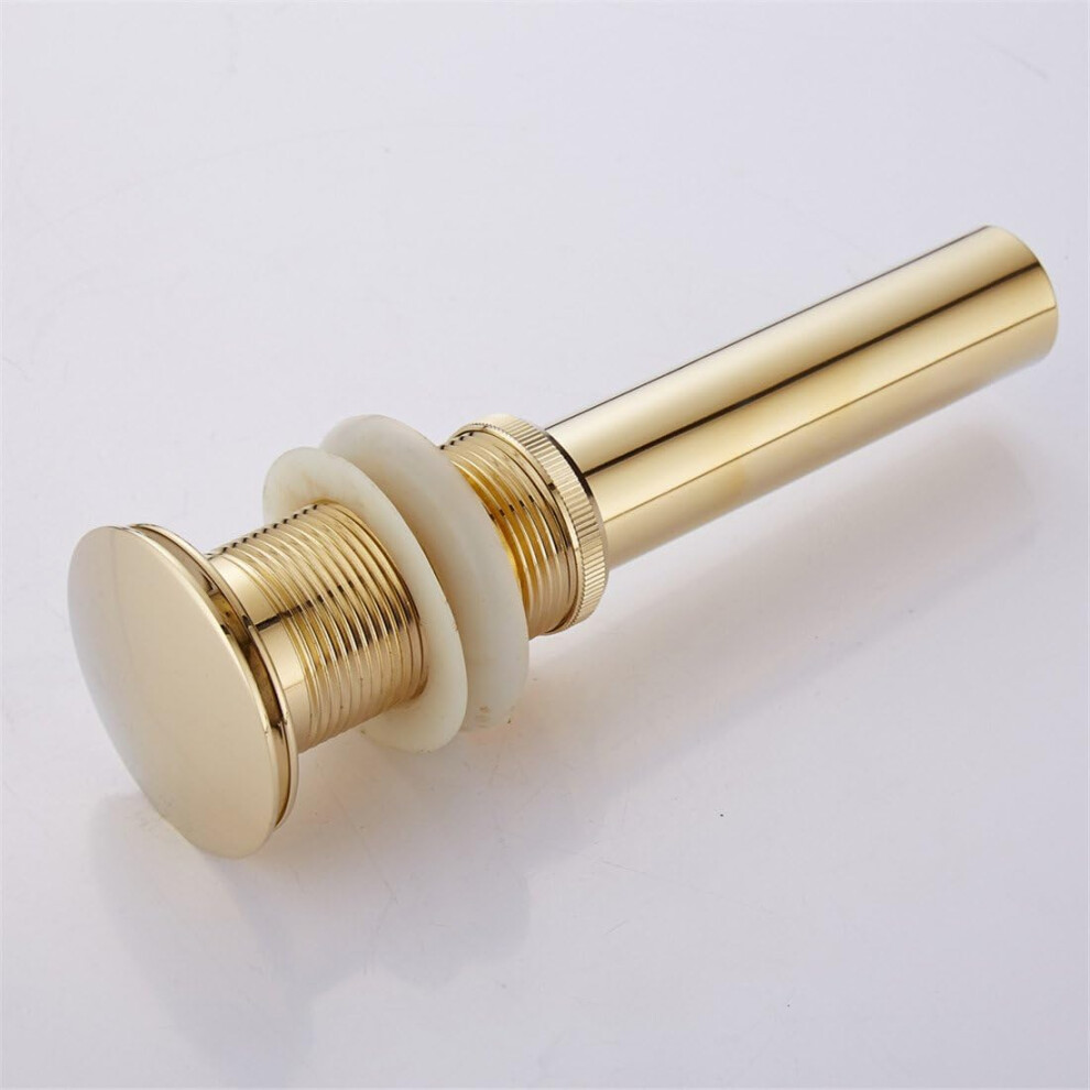 Vanity Drain, Rust-Proof Stainless Steel Tail, Non-Overflow Style, Corrosion-Resistant Finish, 360-Degree Drainage 9128293699860