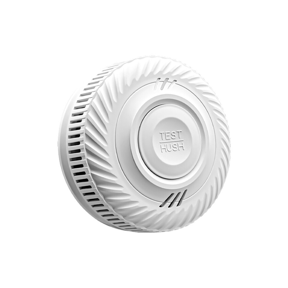 Smoke Alarm, 10-Year Battery Fire Alarm Smoke Detector With Led Indicator White 7314280657292