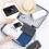 Kartenhalter mit RFID-Signalblockierung und Airtag-Halter Black 6