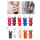 Fashionable Rabbit Shaped Keyring Artificial Leather-Black 4