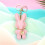 Fashionable Rabbit Shaped Keyring Artificial Leather-Black 7