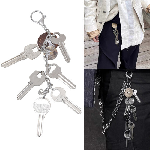 Porte-clés Unique élégant pour pantalon, Clip de mode, ornement 1