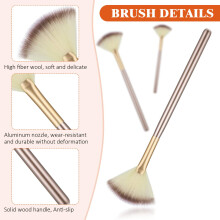 Feine Make-up-Applikatorpinsel, vielseitig einsetzbar für Make-up wie Highlighter und Crememasken, hochdichte Borsten für ein seidiges Hautgefühl