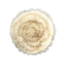 Stijlvolle imitatie nertsbloem broche pin accessoire voor-Beige