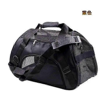 2025 Soft-edged Portable Pet Bag, Pink Dog Bag, Blue Cat Bag, Breathable Pet Handbag for Travel, Black M