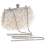 SLDXD Pochette da sera per matrimonio con perle, bianca, regalo speciale 1