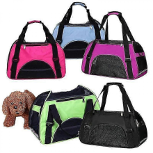 2025 Style Soft-edged Pet Bag Portable Pet Bag Pink Dog Bag Blue Cat Bag Travel Breathable Pet Handbag Gray