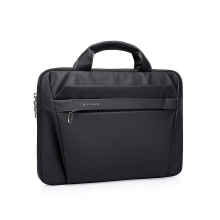 Duomi Men's Laptop Briefcase, Slim Laptop Bag, 15/17-inch Business Briefcase, Black