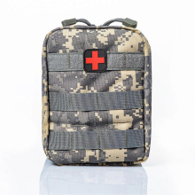 The Outdoor Medical Backpack First Aid Kit (IFAK) is a survival bag suitable for camping, hiking, cycling, and traveling. ACU