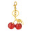 Lovely Cherry Key Chain Accessory Versatile Keyrings Pendant-D 1