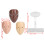 Realistic 5D Silicone Practice Face Mannequin with Stable Stand 2