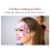 Realistic 5D Silicone Practice Face Mannequin with Stable Stand 5