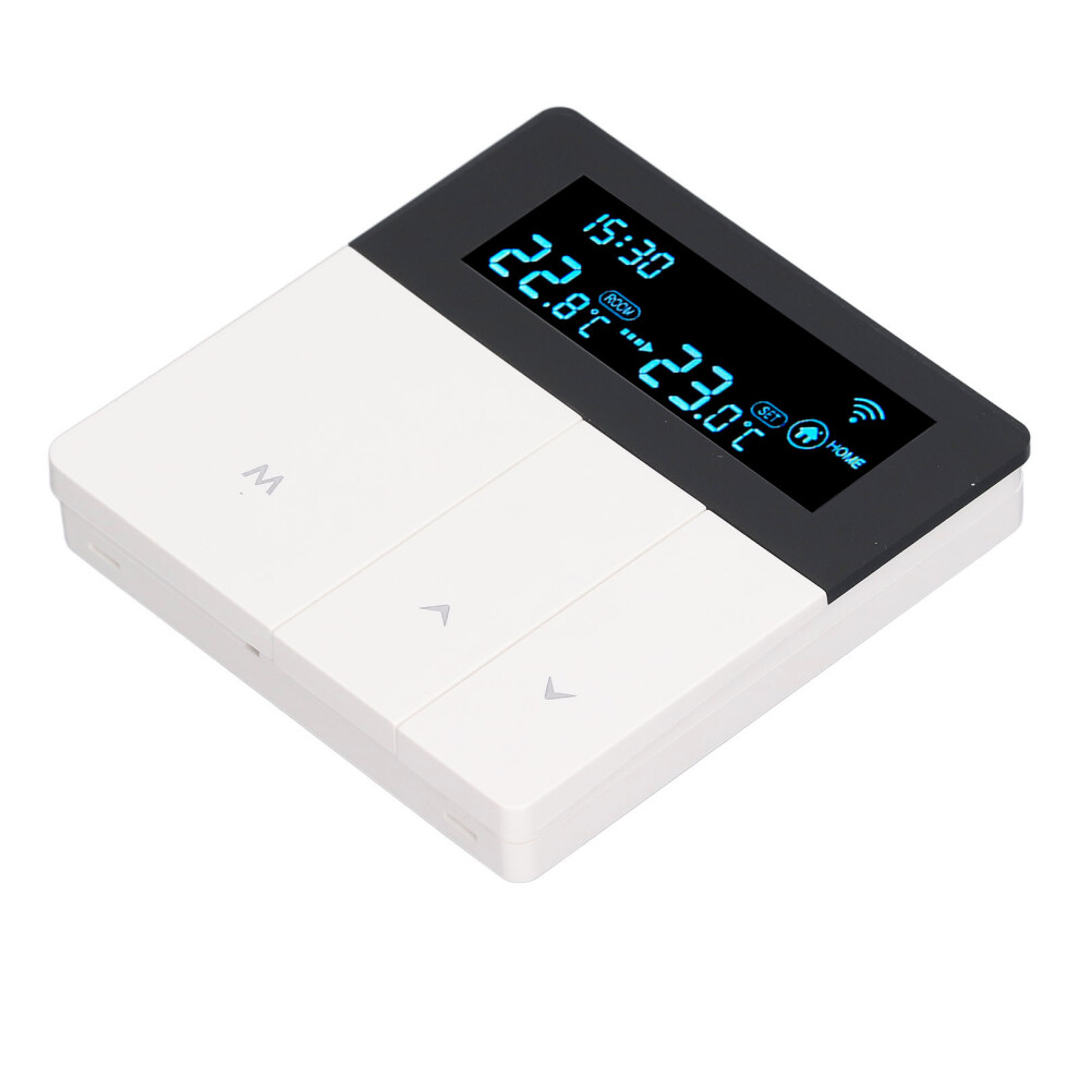 3A Smart Wifi Thermostat 86X86mm Color Lcd High Accuracy White 8131369186547