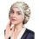 Silk Cap, 19 Momme Silk Night Cap Adjustable Hair Wrap For Sleeping 1