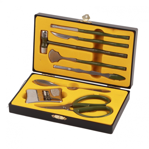 8PCS Lobster Crab Cracker Tools Stainless Steel Seafood Claw Tool Set Gift