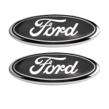 Emblème métallique ovale en aluminium pour Ford F150 F250, autocollant de calandre avant/hayon