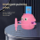 Interactive Educational Drawing Robot, 100 Drawing Cards,Intelligent Drawing Robot, Early Educational Drawing Robot Pink 3
