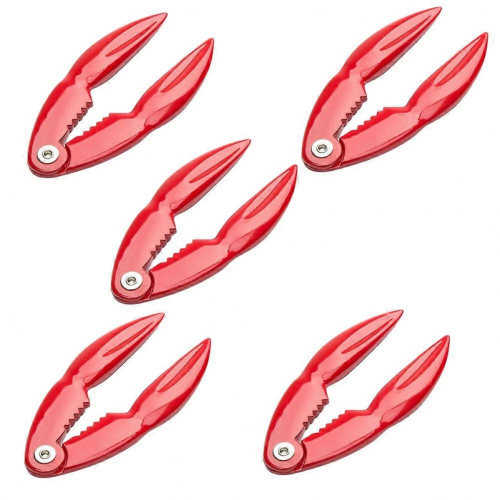 Multi-functional crab peeling tongs
