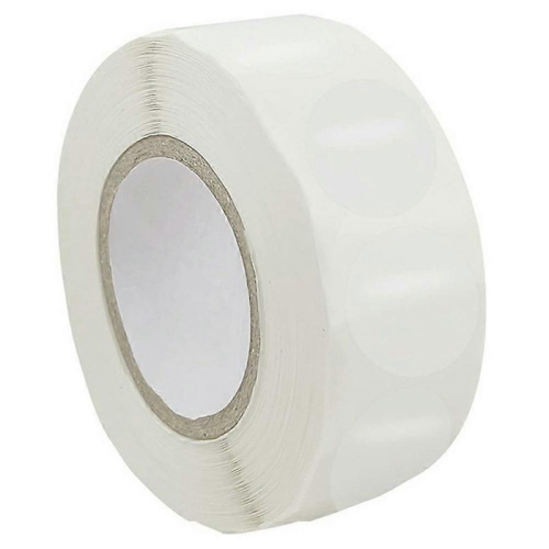 500Pcs Etichette Rotonde Autoadesive Trasparenti 3cm Diametro 5C Spessore MultiColor per Buste Regali 1