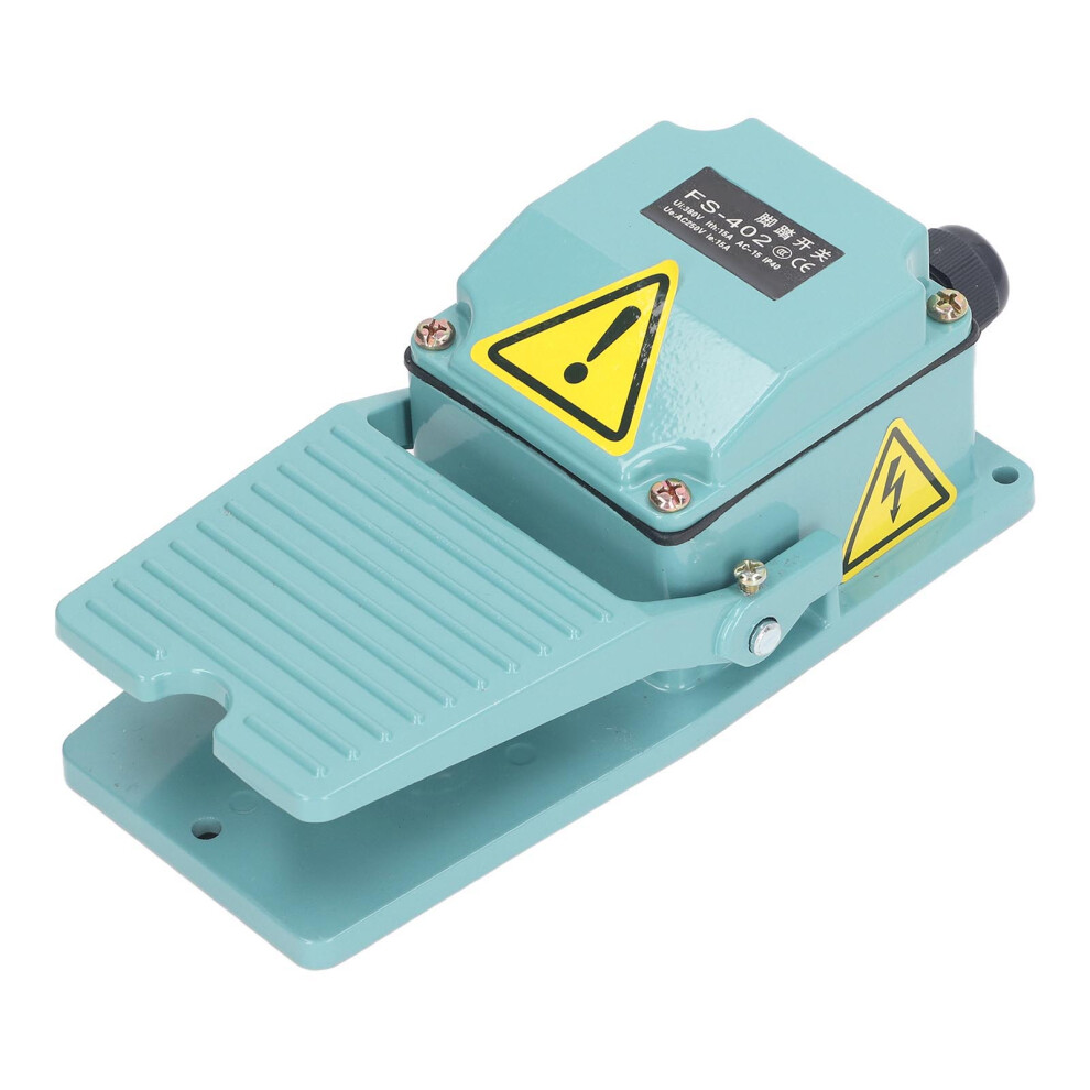 Metal Foot Pedal Switch Fs-402 250V Non Slip Off/On Controller 8731369186945