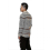 Khakifarbene LMen Strickjacke mit Reißverschluss, Jacquard-Strickpullover für Herbst Winter 3