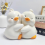 Cute Hug Ducks Decor Bookends, for Shelf Desk Office Bedroom Decor 4