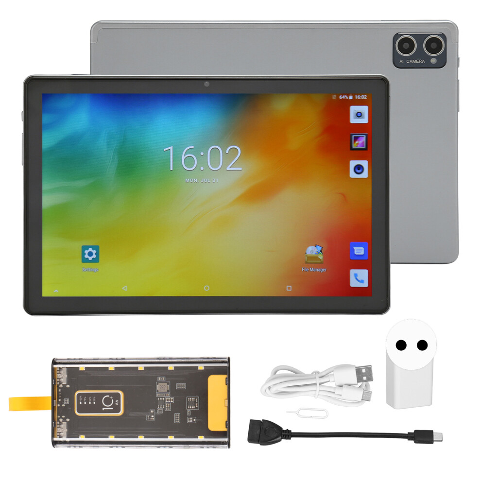 Quad Core Android Tablet 10.1 Inch Latest Android System Hd Touchscreen High Performance Expandable Memory Dual Camera Lightweight Body 9482828093852