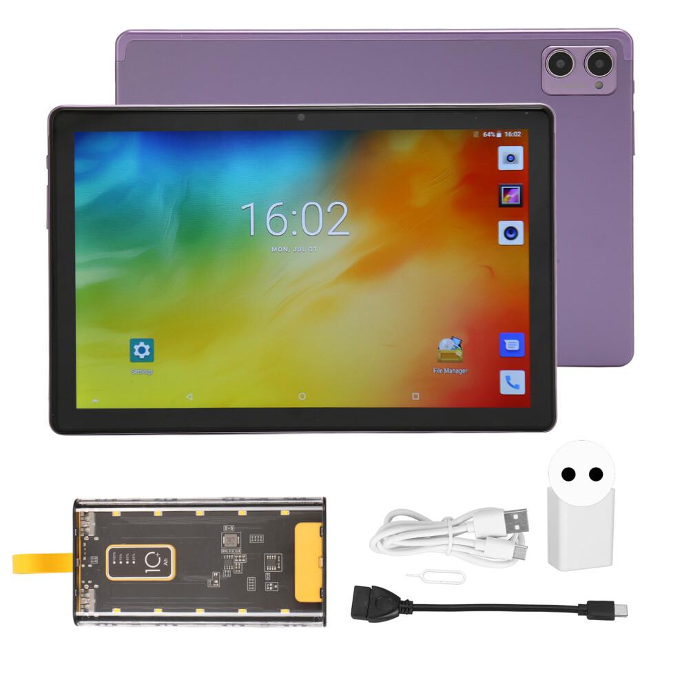 Quad Core Android Tablet 10.1 Inch Latest Android System Hd Touchscreen High Performance Expandable Memory Dual Camera Lightweight Body 9464372414918