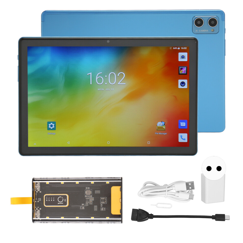 Android Tablet 10.1 Inch Latest Android System Quad Core Processor High Performance Hd Touchscreen With Expandable Memory And Lightweight Body 9358999049892