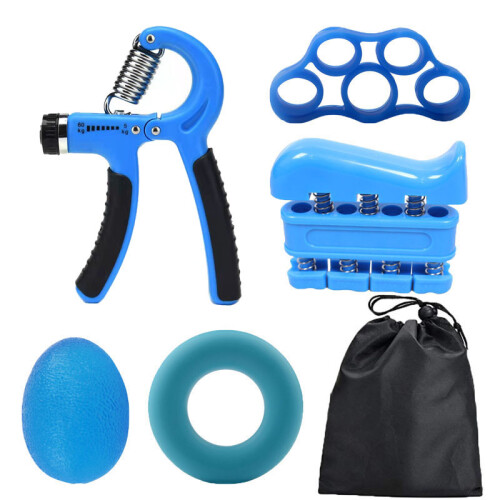 Hand- und Fingertrainer 5-teilig Blue