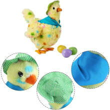Eleganti regali a tema animale, giocattoli di peluche a carica manuale a forma di pollo con un design adorabile, materiali di alta qualità per la
