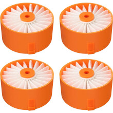 Filtro de reposição Fette Filter, pacote com 4 unidades, para aspirador de pó sem fio Black+Decker POWERSERIES Extreme. Lavável, reutilizável e