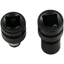 Impact Wrench Adapter, Convert Any Power Impact Wrench Into A Drill Or Ratcheting Wrench, Drill Chuck Converter With Firm Grip, 2PCS