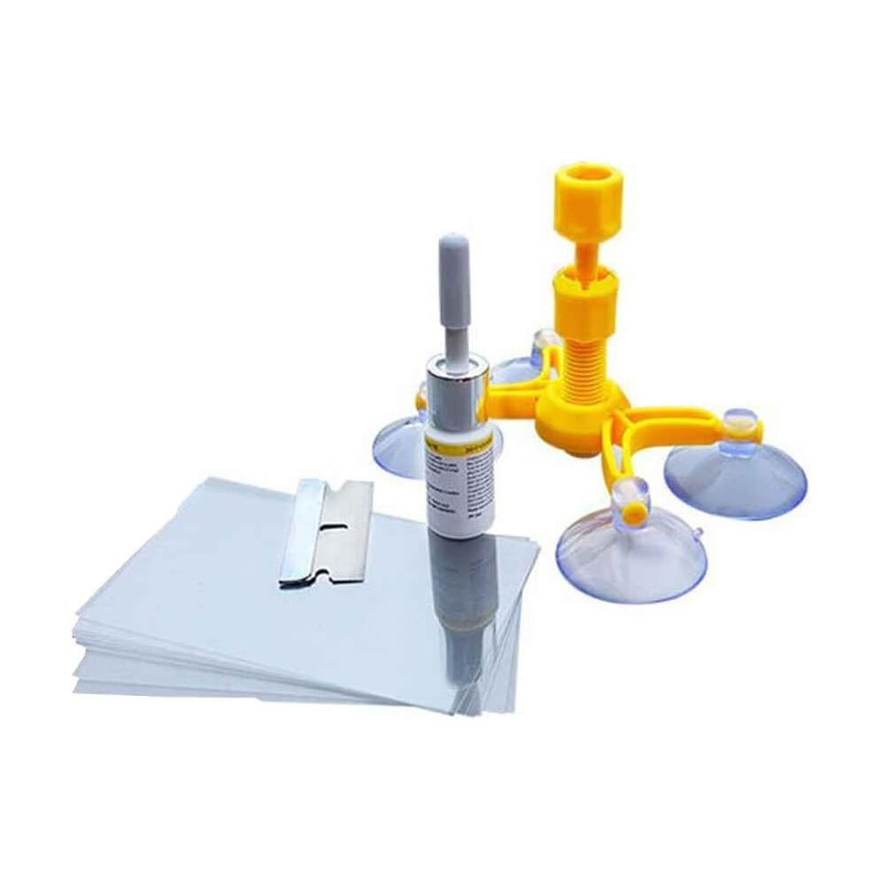 Affordable Windshield Repair Kit For Quick Fixes, Quality Resin Formula Upgrade Ensures Longevity, Portable And Easy To Store For On-Demand Repairs 9128293584715